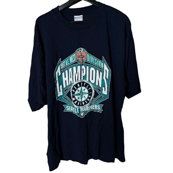 VTG 1997 Seattle Mariners Champions T Shirt XXL - Picture 1 of 4